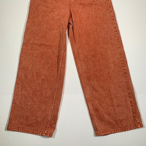 Free People Jeans Brown Terracotta Cropped Sz 30 - Picture 5 of 8